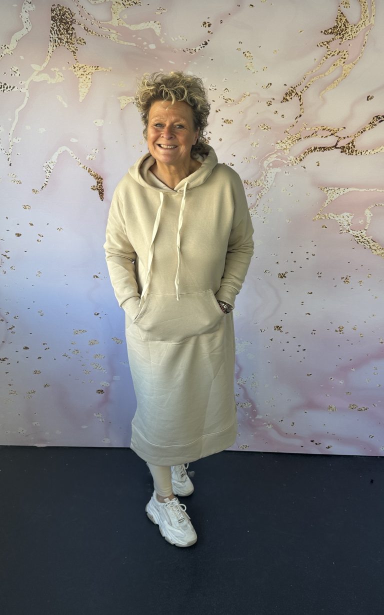 Mooij Sweater Jurk Kelsey Beige