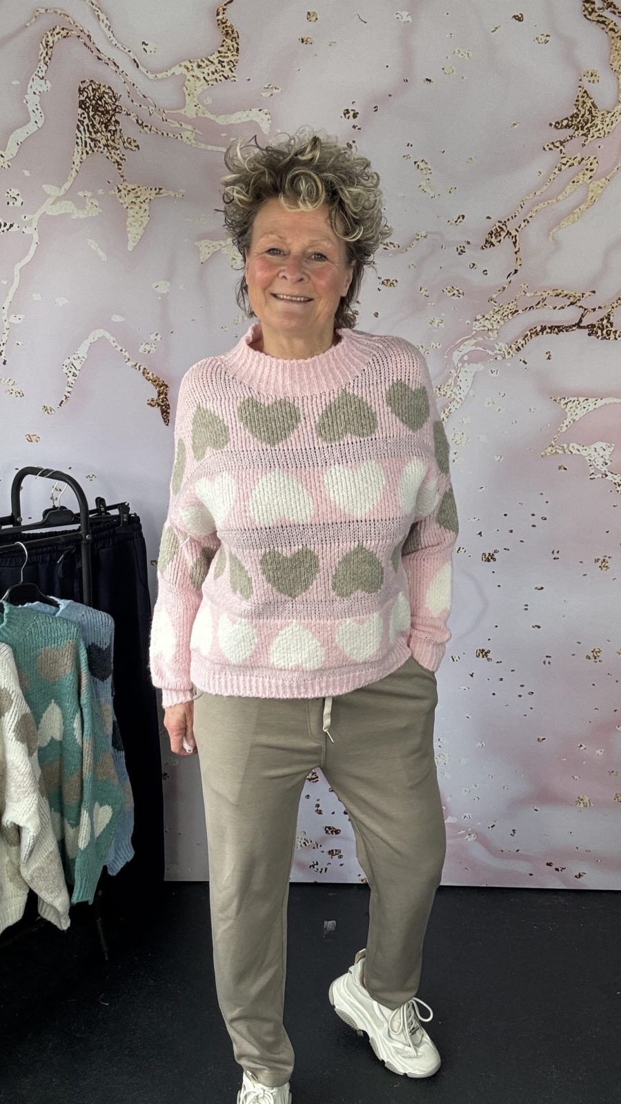 jogg broek Liane Taupe