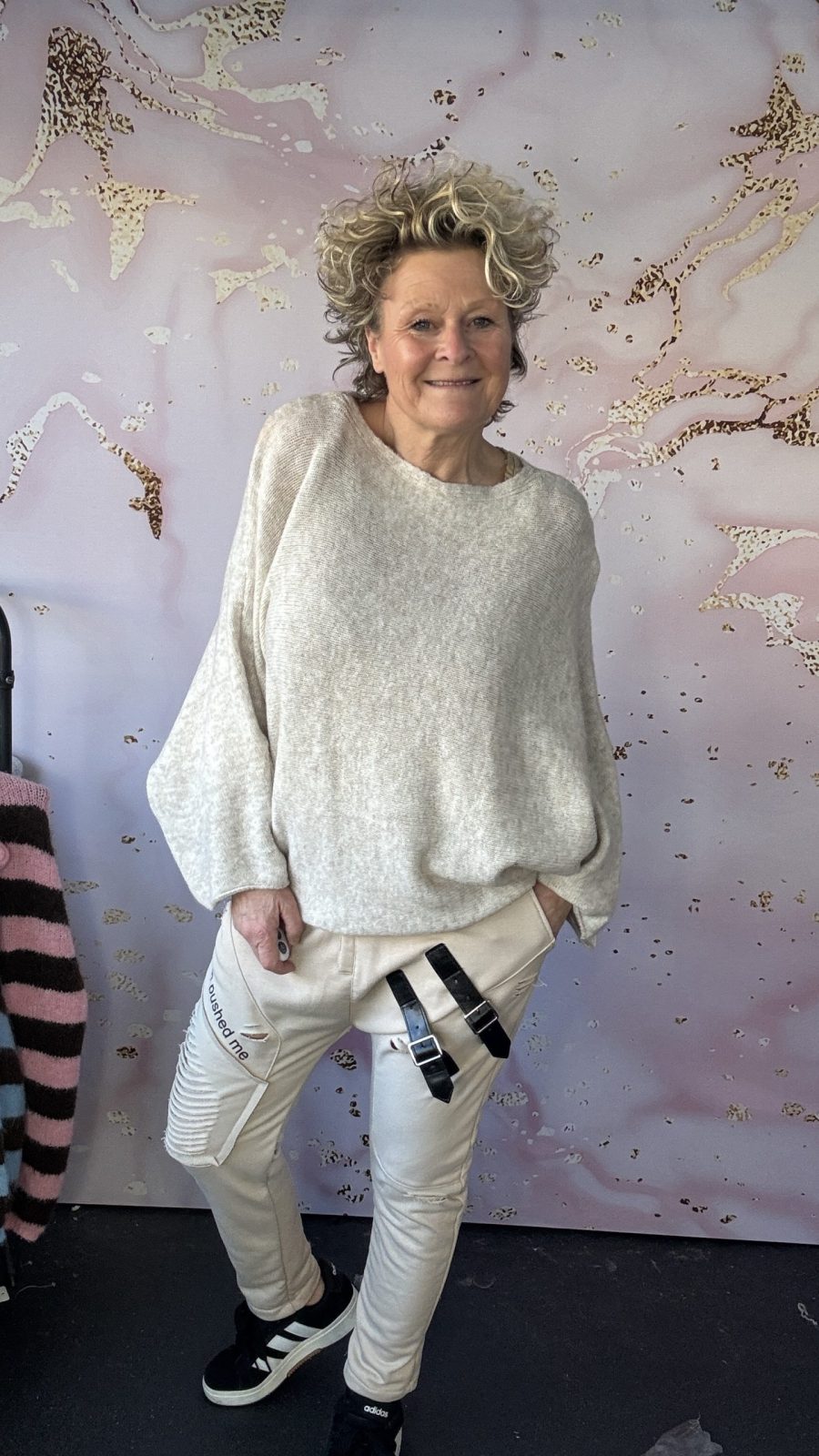 jogg broek Jill beige