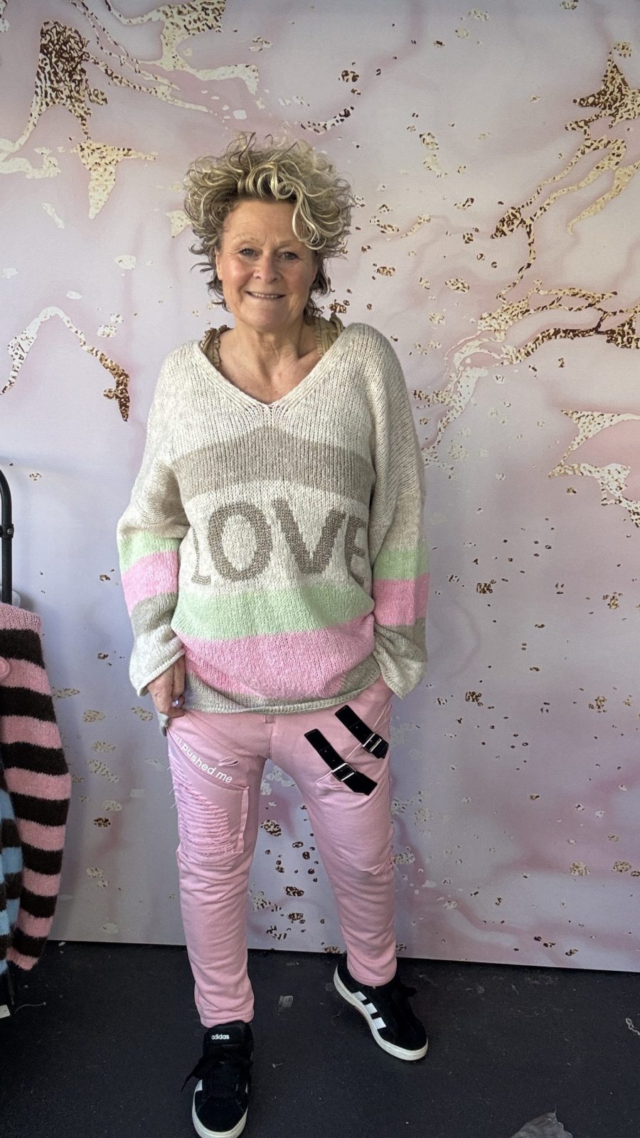 jogg broek Jill lichtroze