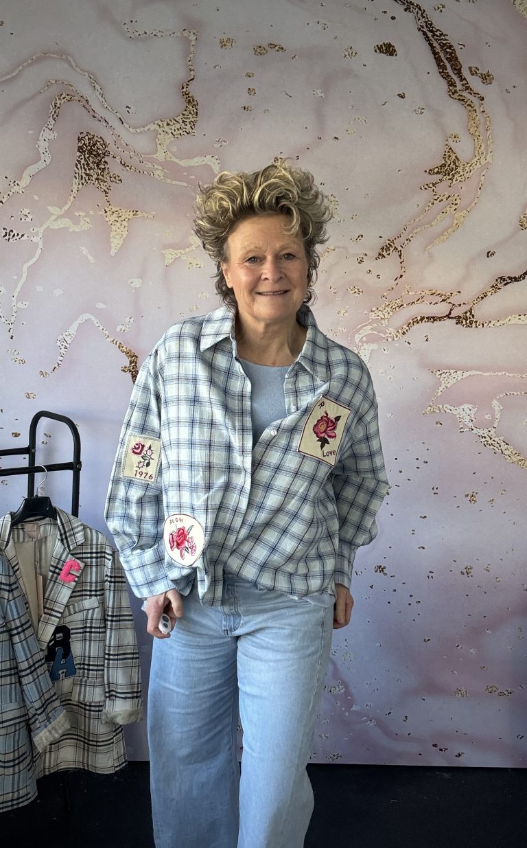 blouse Zeta Otto Rose blauw