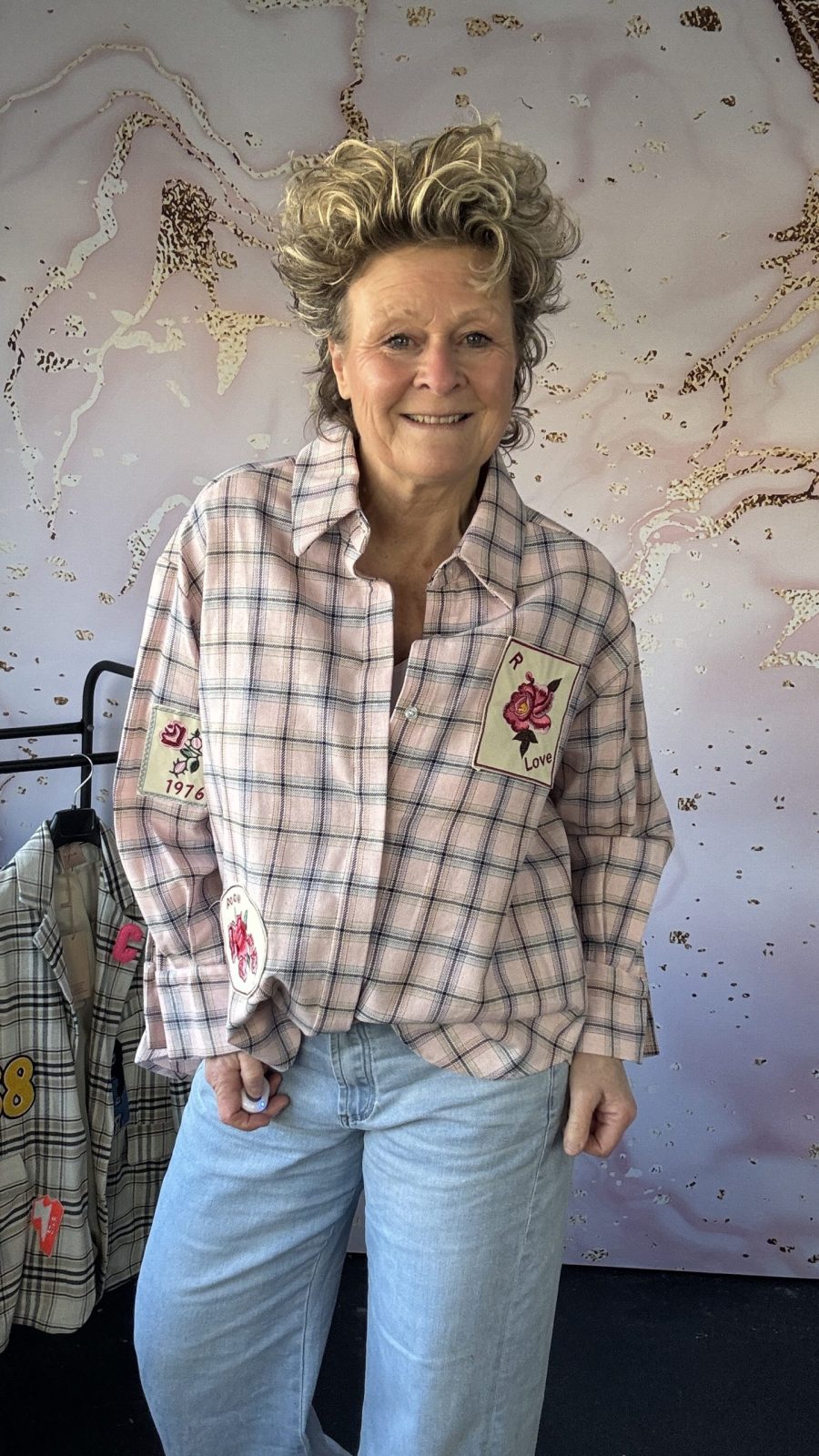 blouse Zeta Otto Rose roze