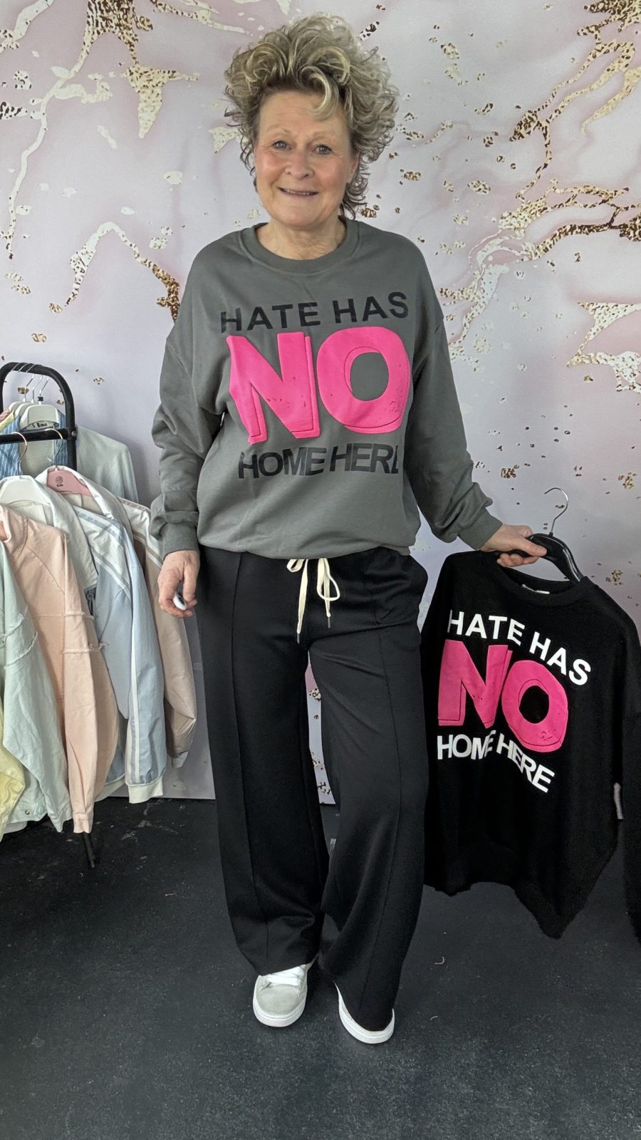 Sweater NO antraciet