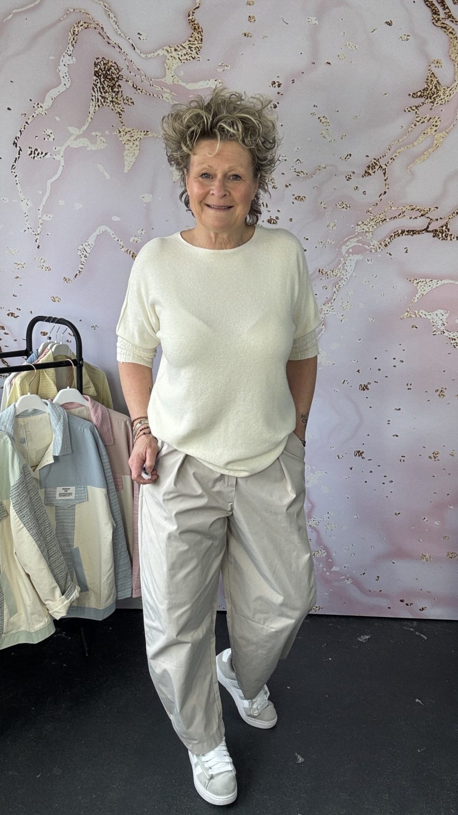 broek Vikkie taupe Chastar