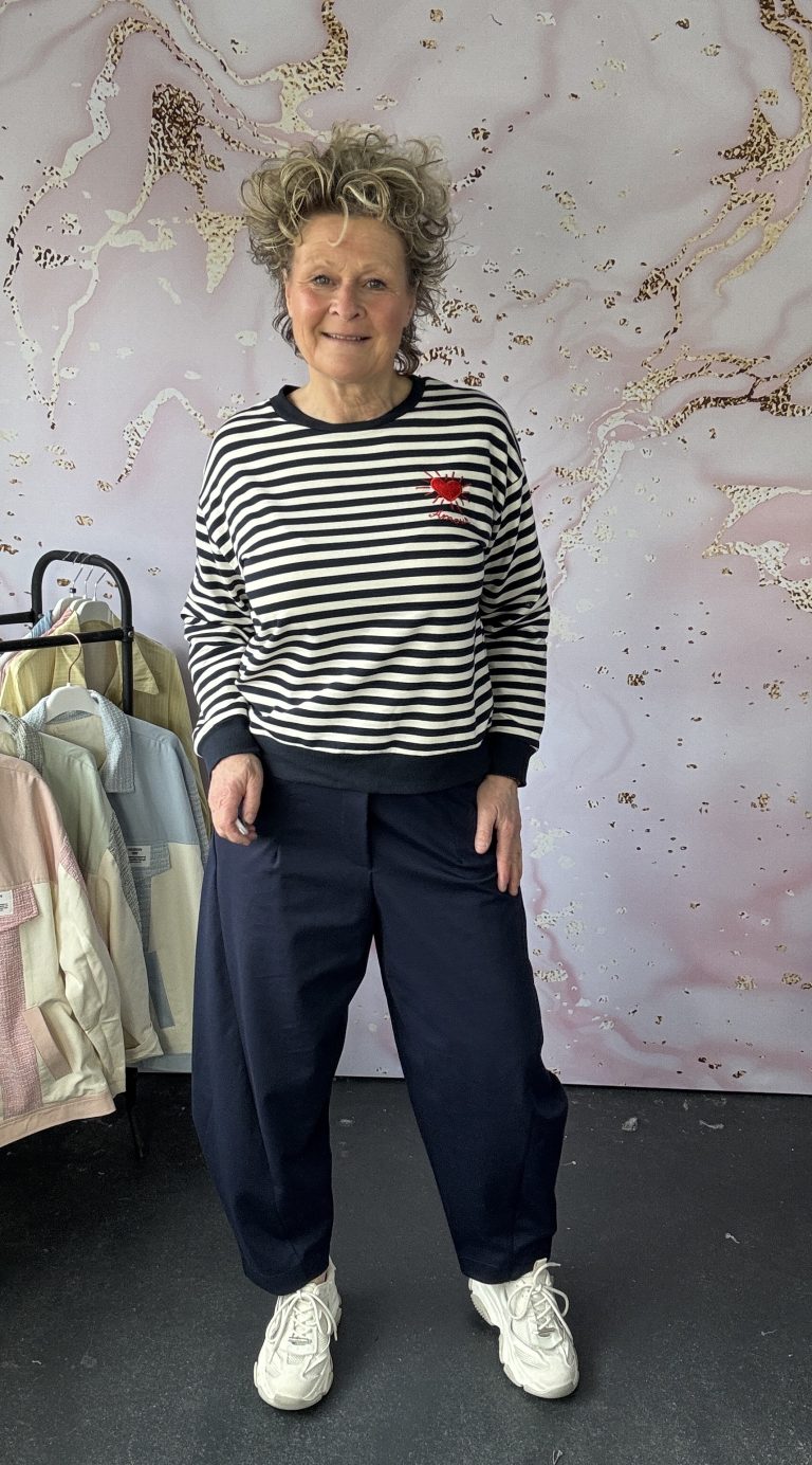 broek Amore navy chastar