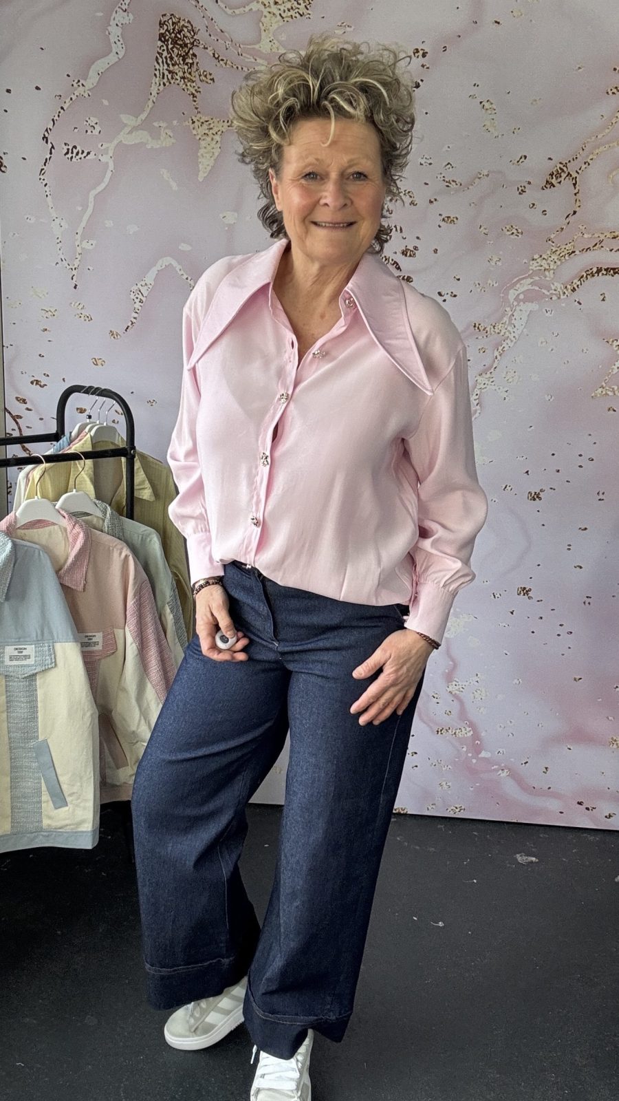 blouse Punt roze Chastar