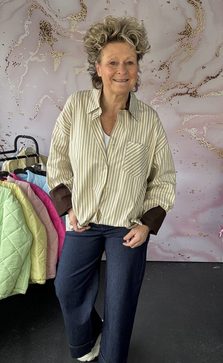blouse strik geel