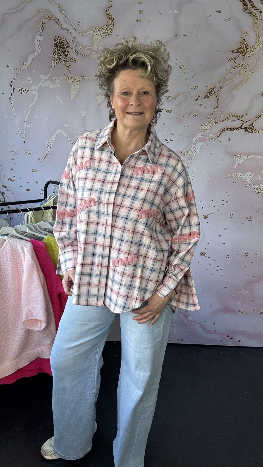 blouse Zeta Otto Miu roze