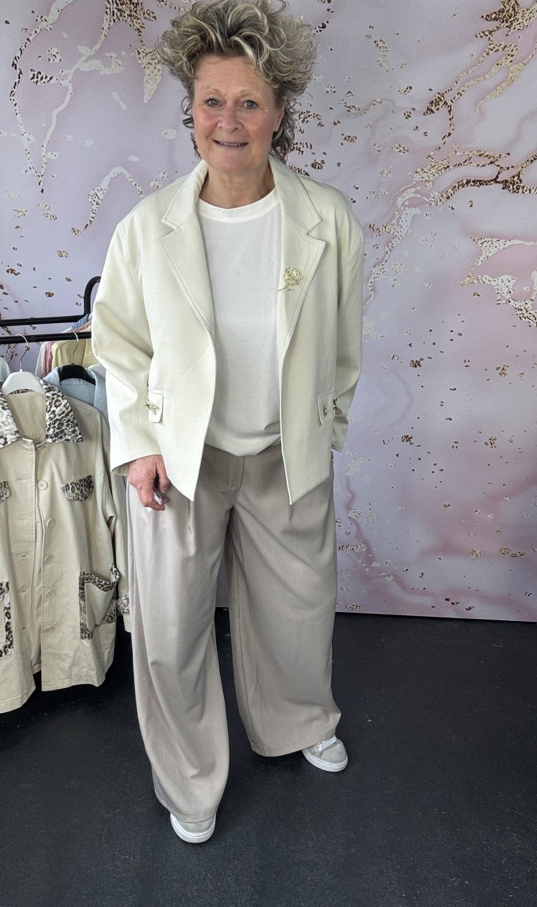 blazer Rosa beige