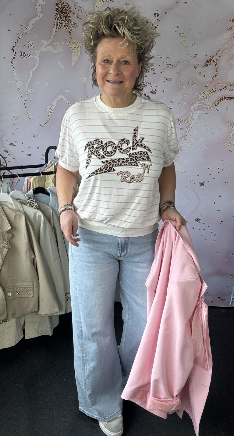 T-Shirt roze Rock