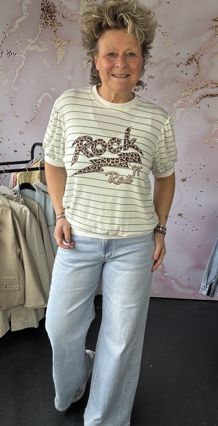 T-Shirt groen Rock