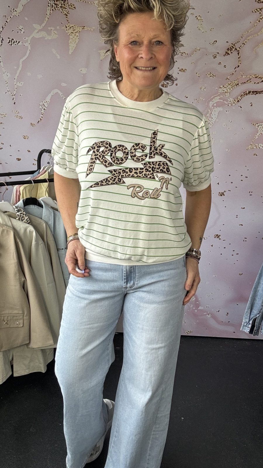 T-Shirt groen Rock