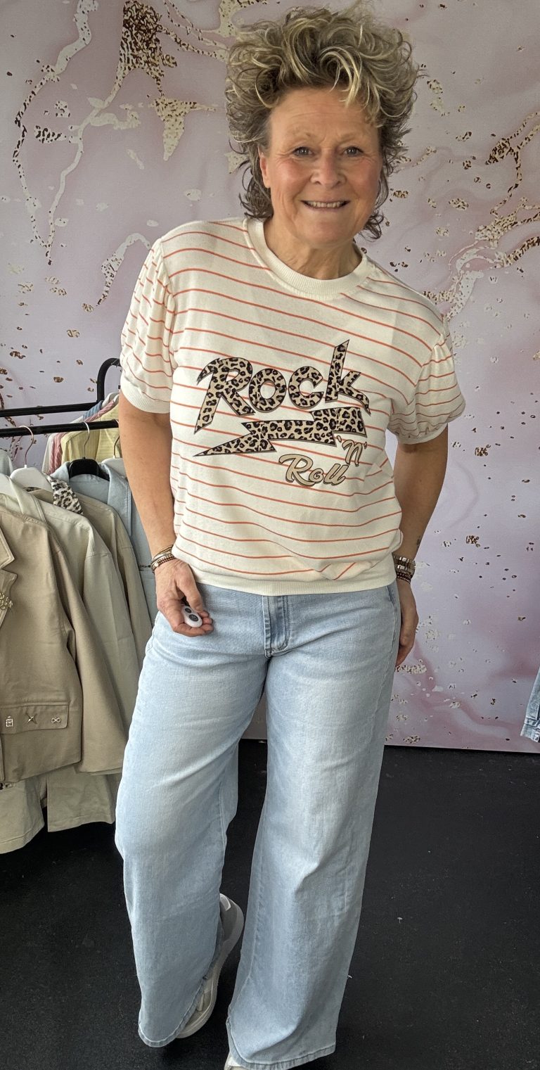 T-Shirt oranje Rock