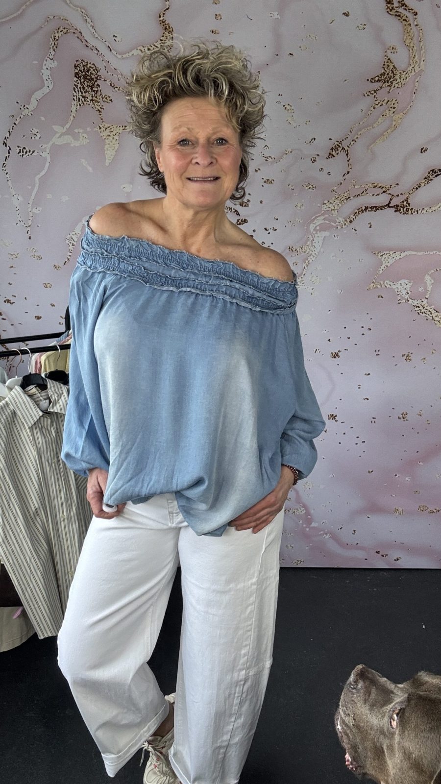 Blouse roesel jeans