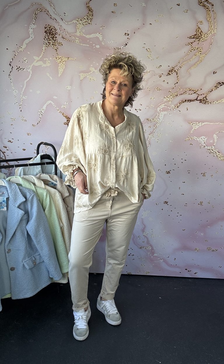 jogg broek Luna beige