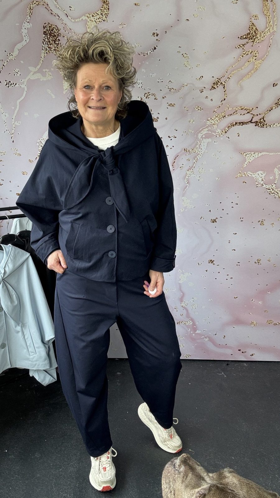 Jasje Amalia navy
