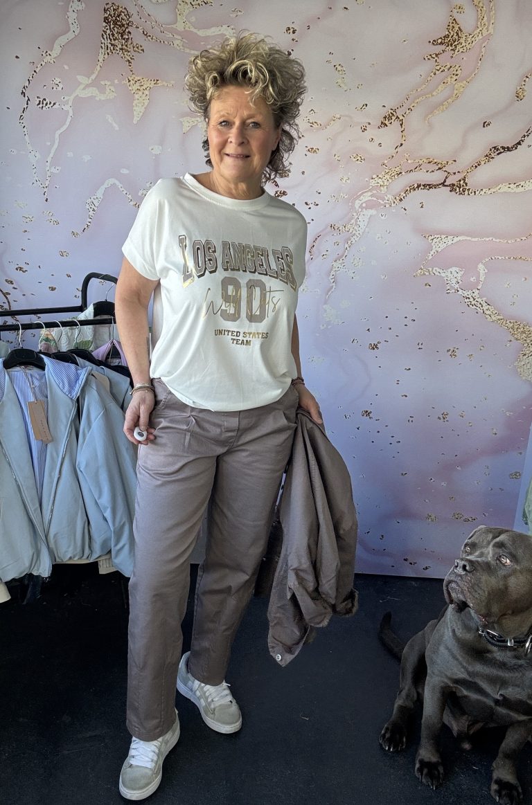 T-Shirt LA taupe chastar