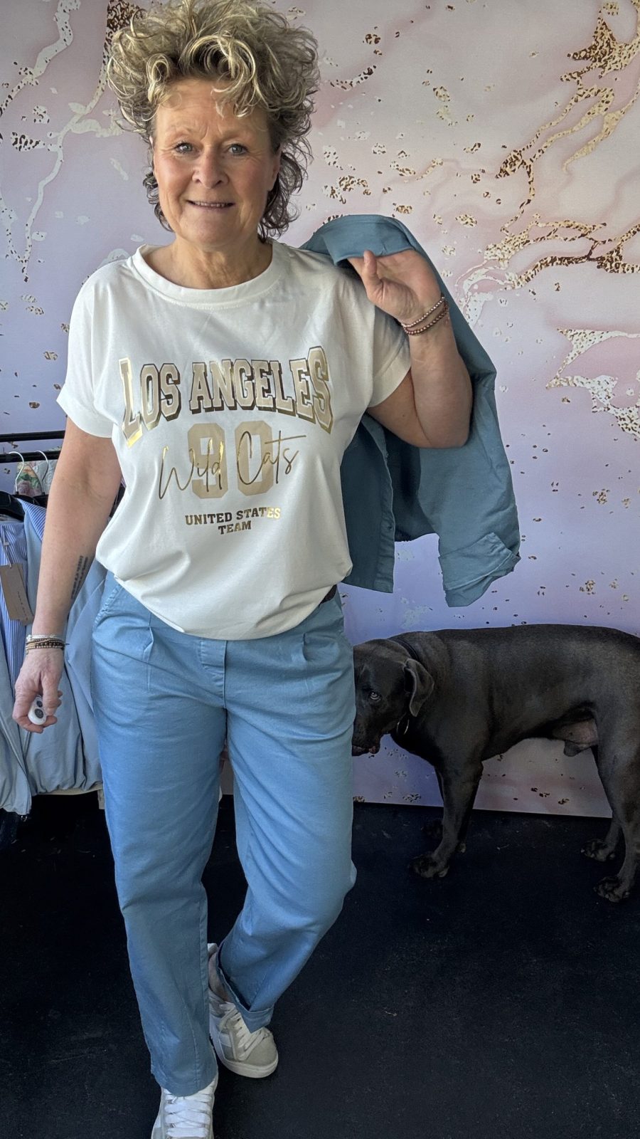 T-Shirt LA beige chastar