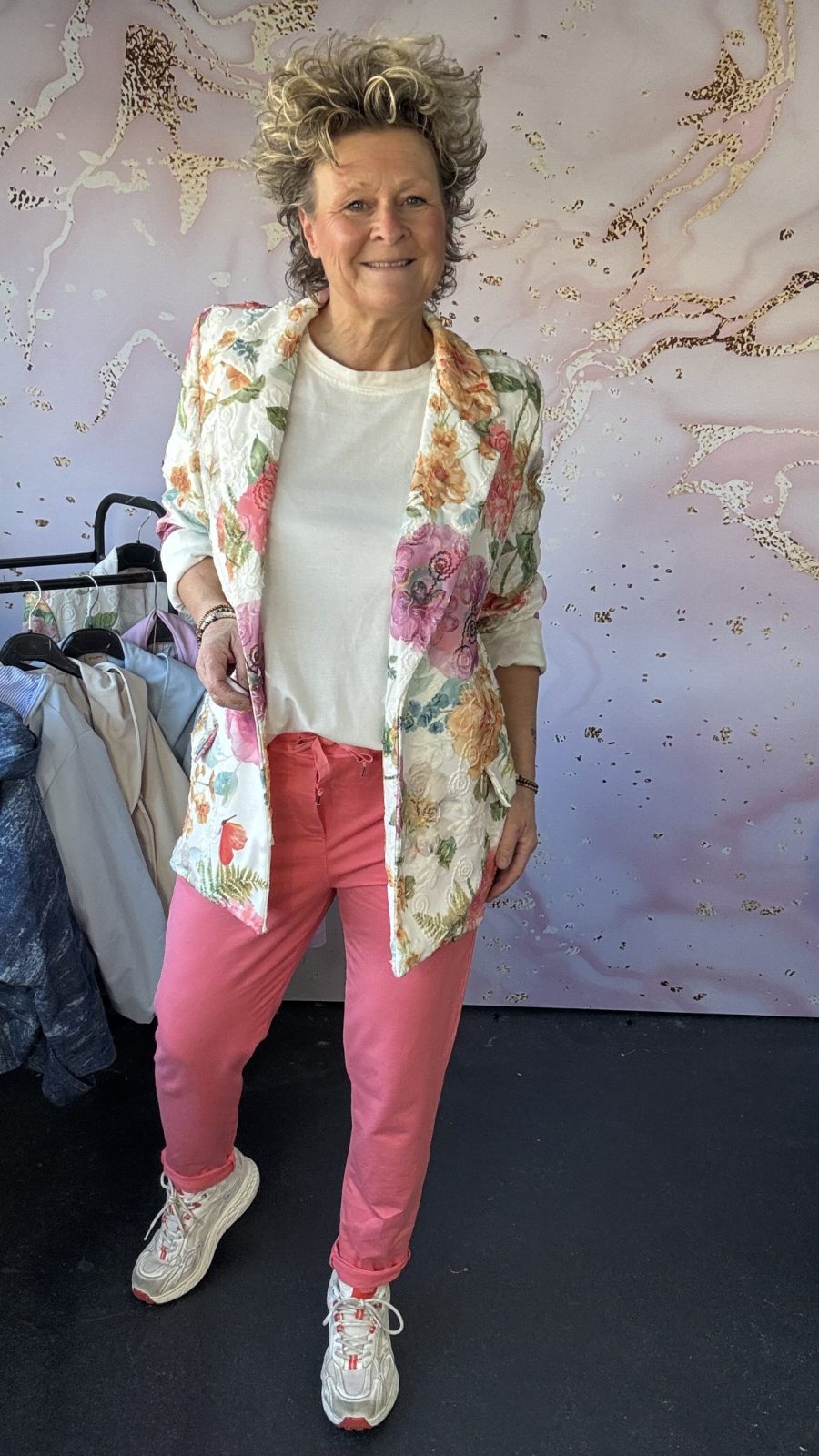 jogg broek Luna koraal