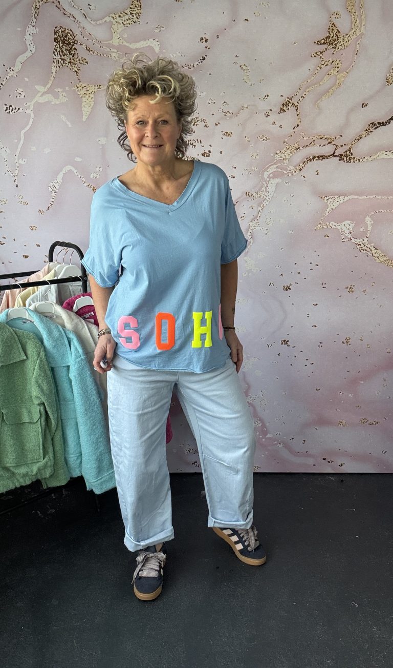 T shirt Soho lichtblauw