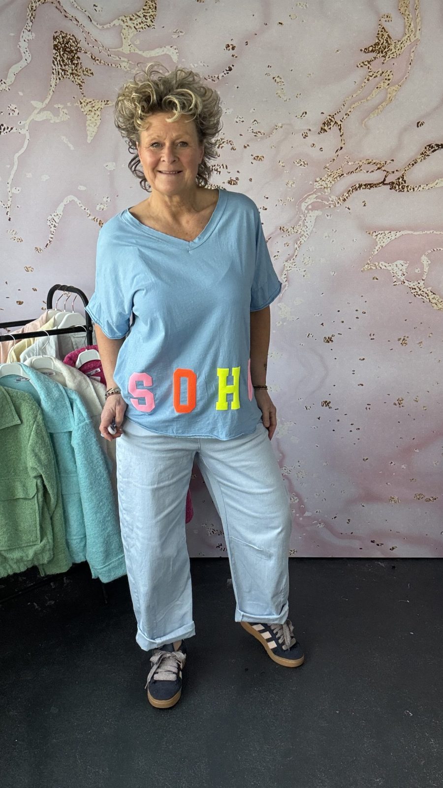T shirt Soho lichtblauw