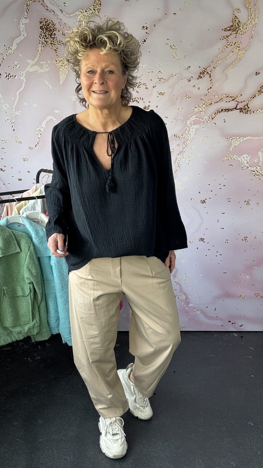 Blouse Aila zwart