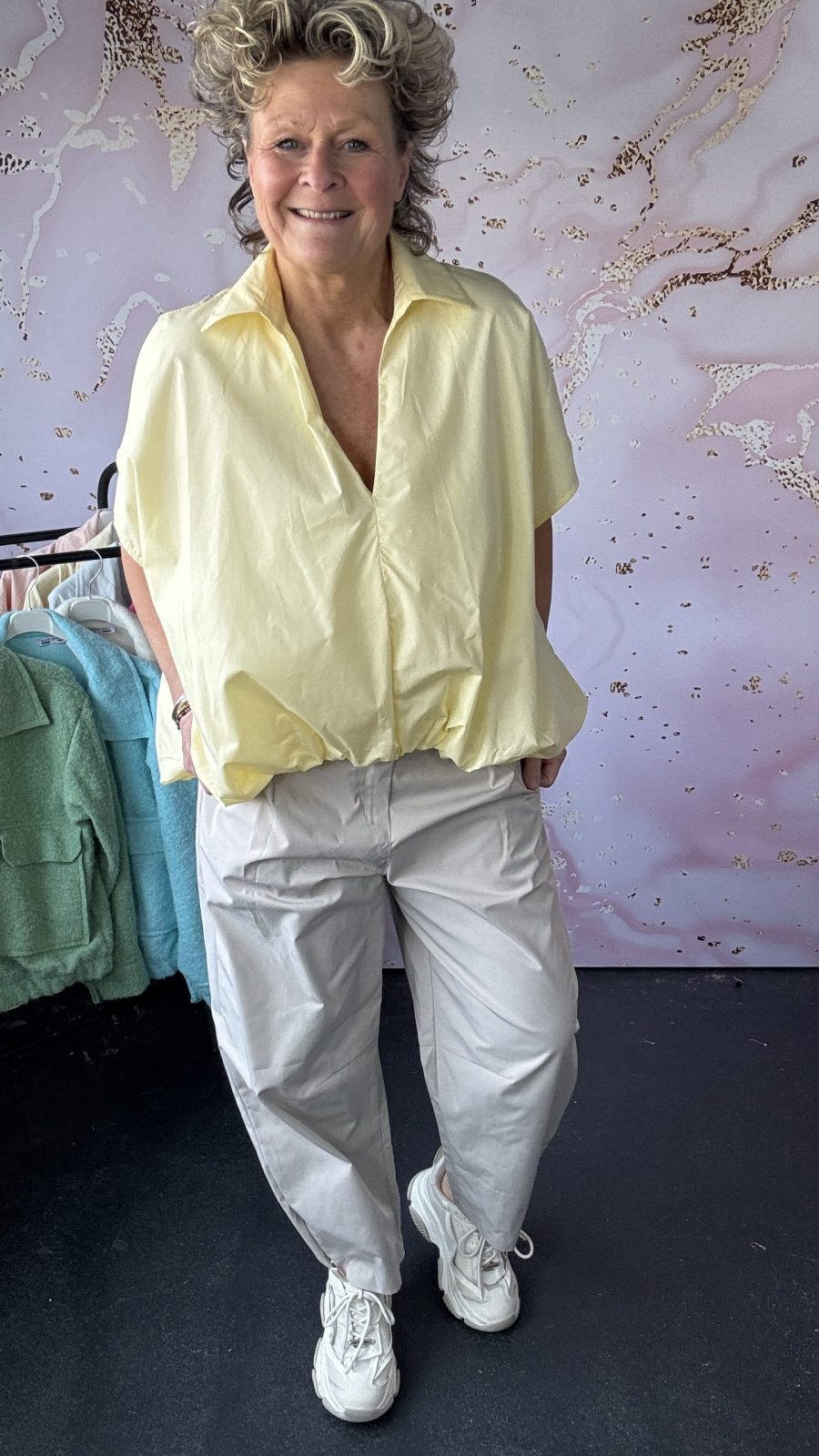 Blouse Hellen geel