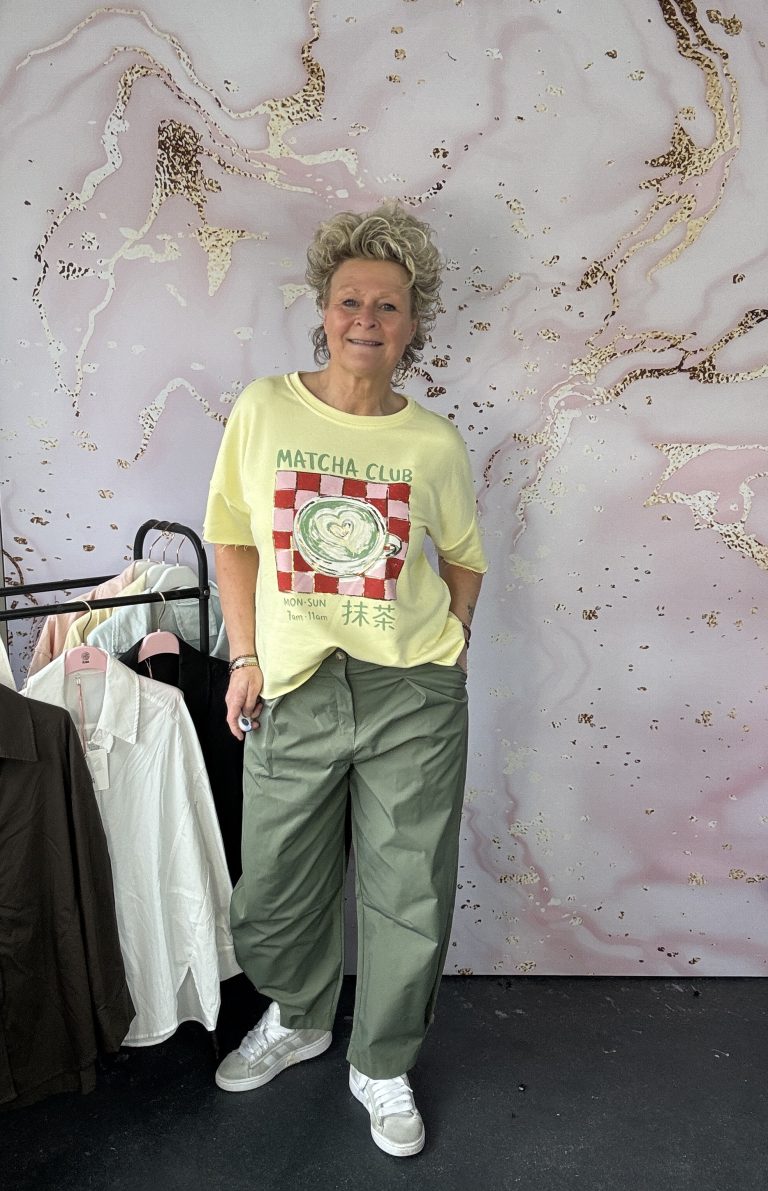 sweater Matcha geel