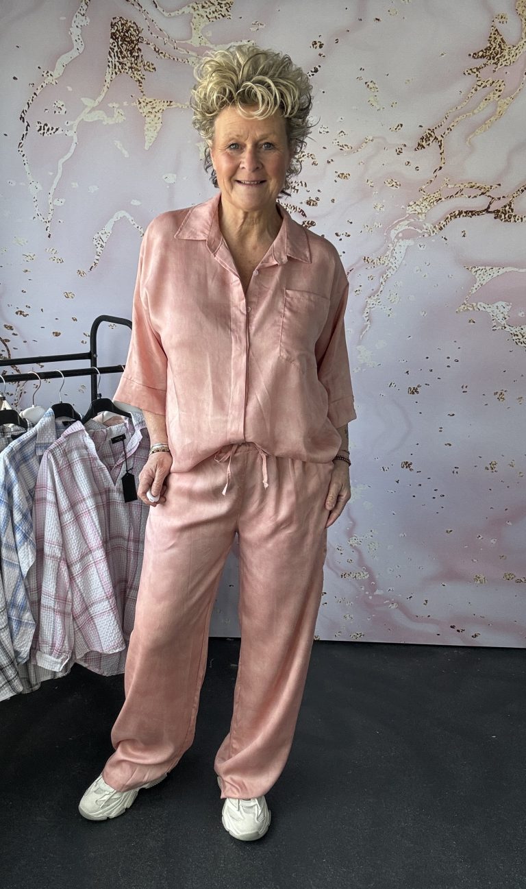 2 delige set London roze chastar