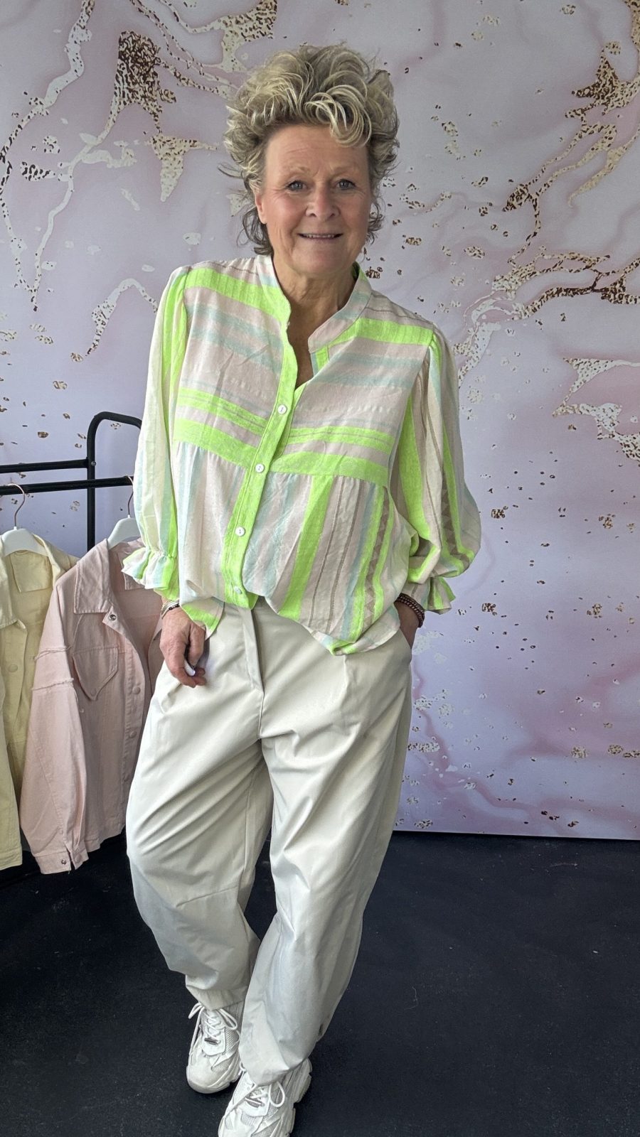 Blouse Marjo groen