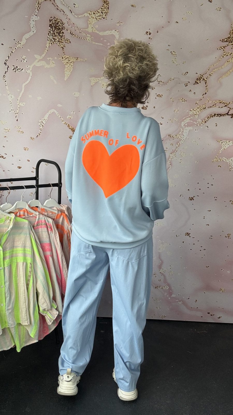 Sweater Summer lichtblauw