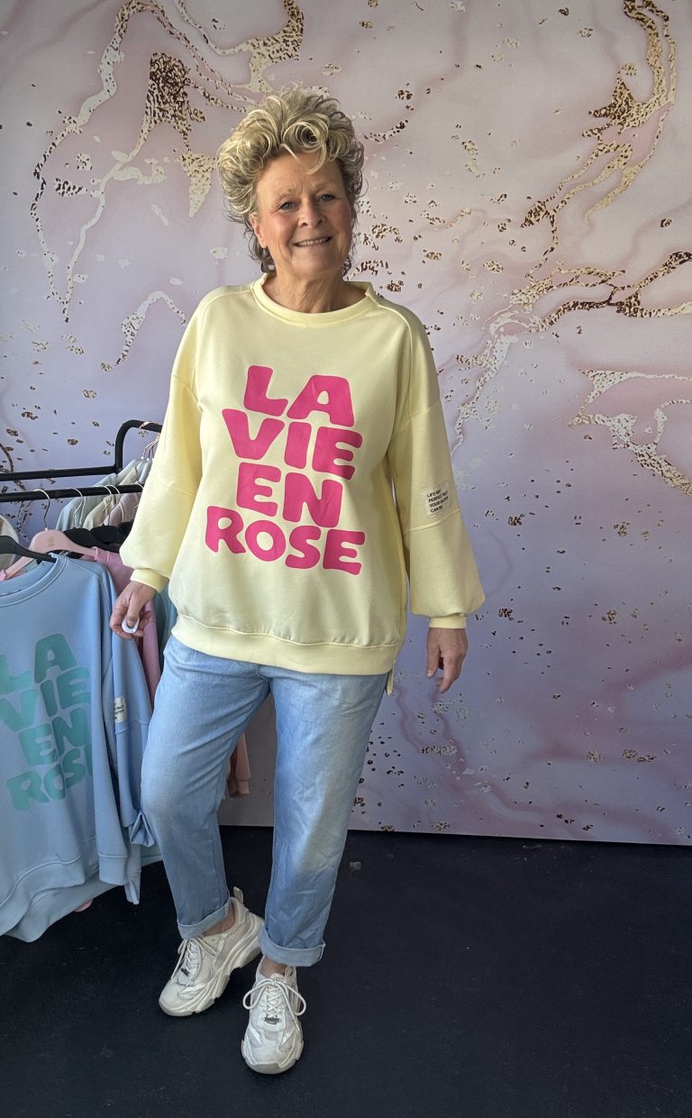 Sweater La Vie geel