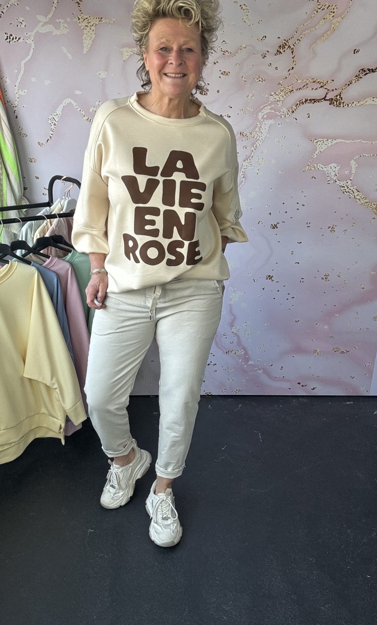 jogg broek Cora beige
