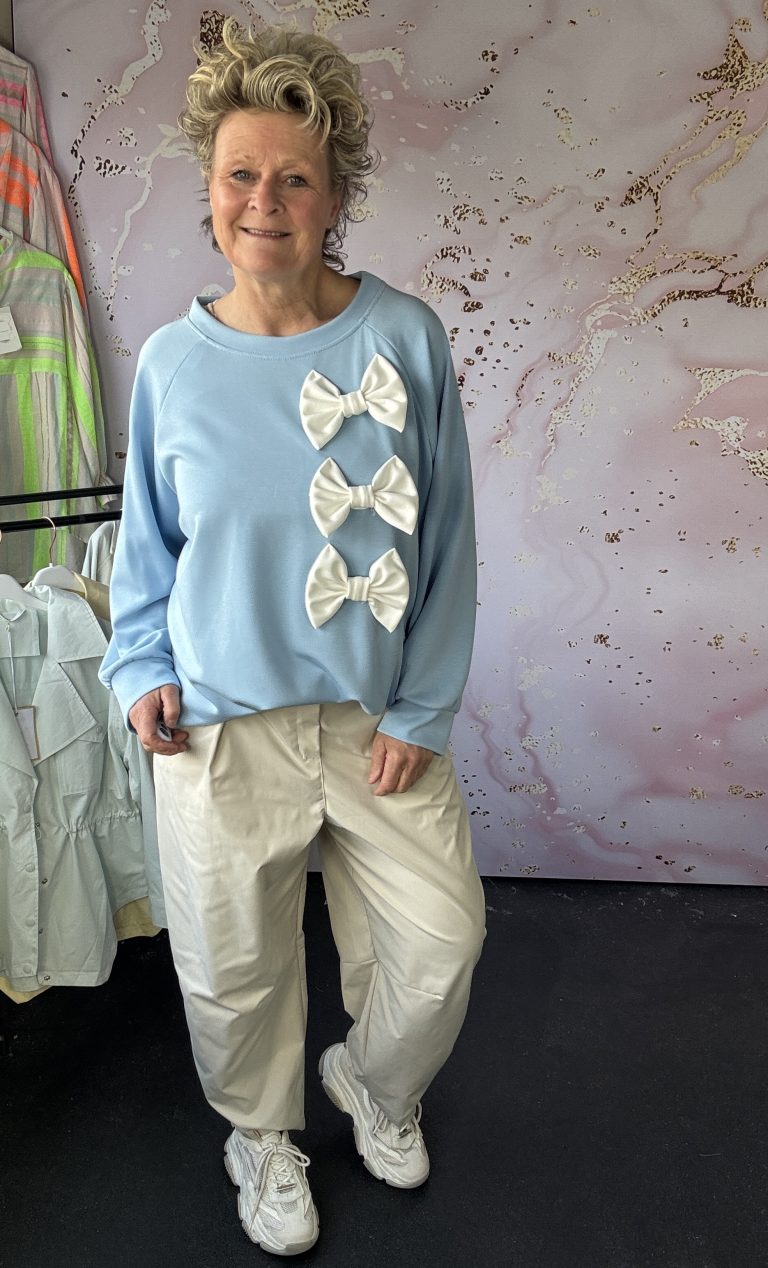 Sweater Strik lichtblauw
