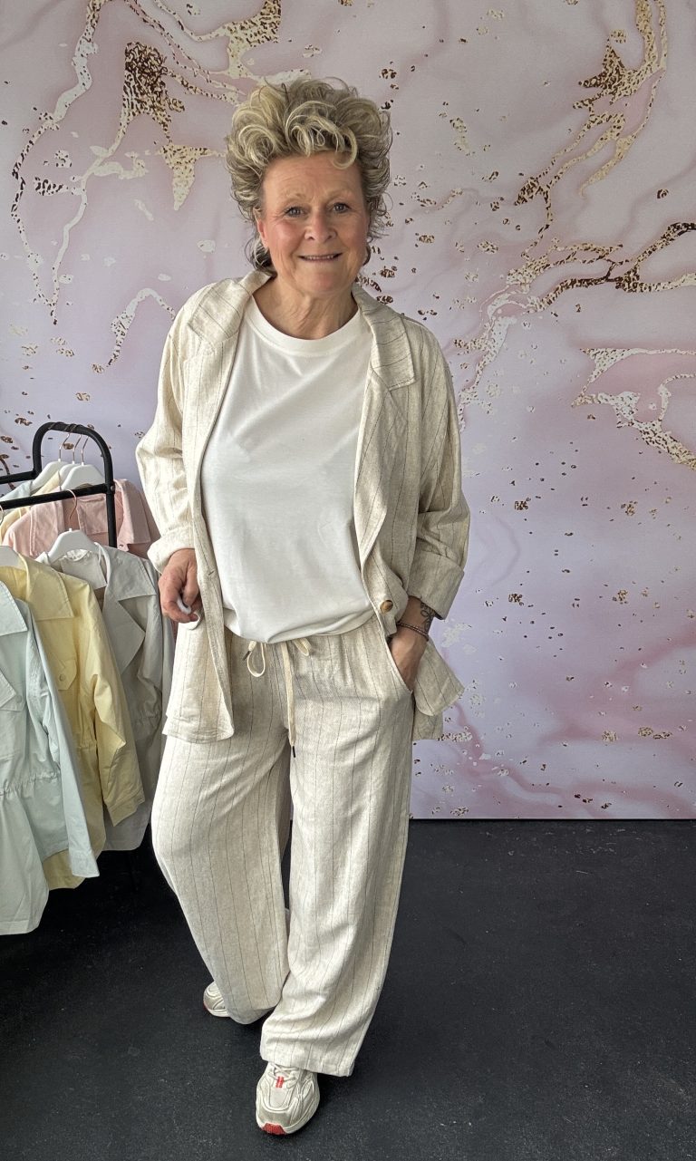 Linnen blazer Lino beige