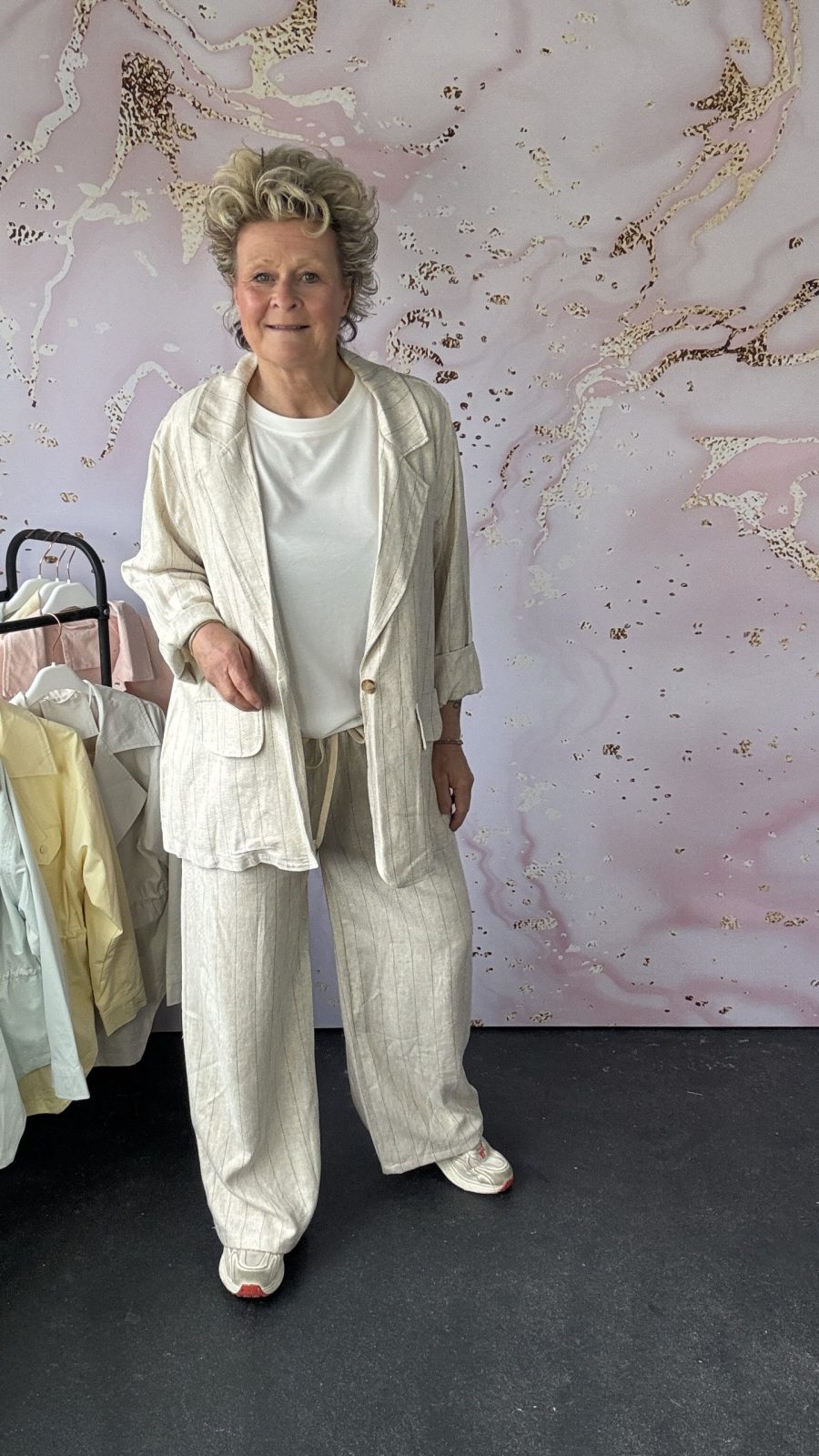 Linnen broek Lino beige