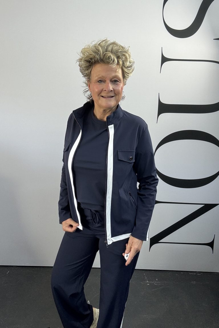 NOUS Travel Jacket Met Rits N063 Navy