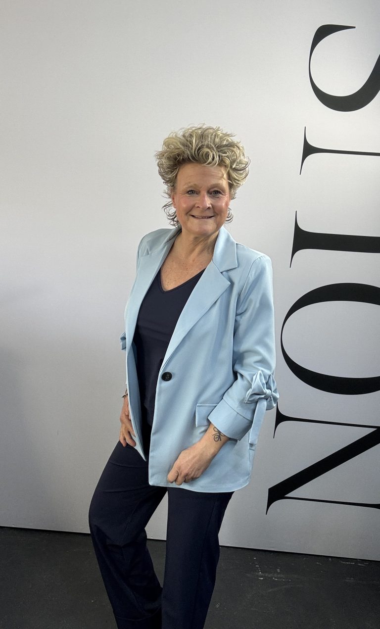 Blazer strik lichtblauw