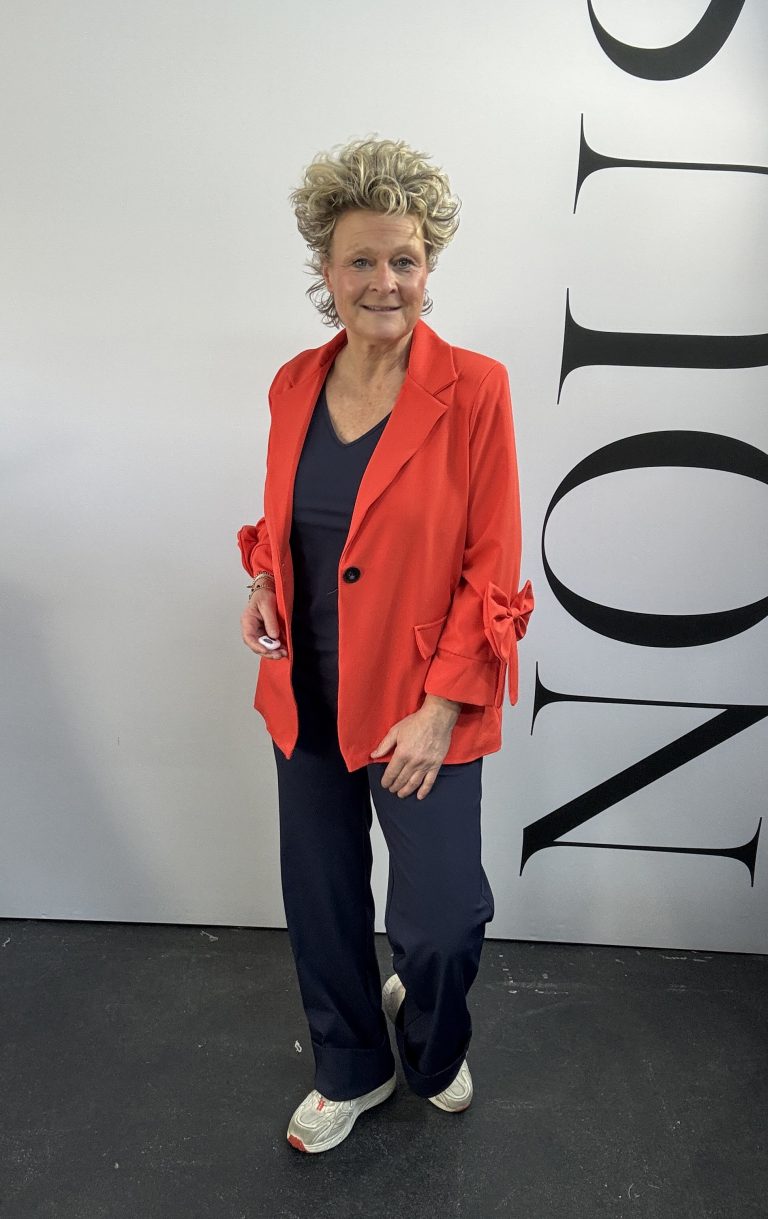 Blazer strik rood