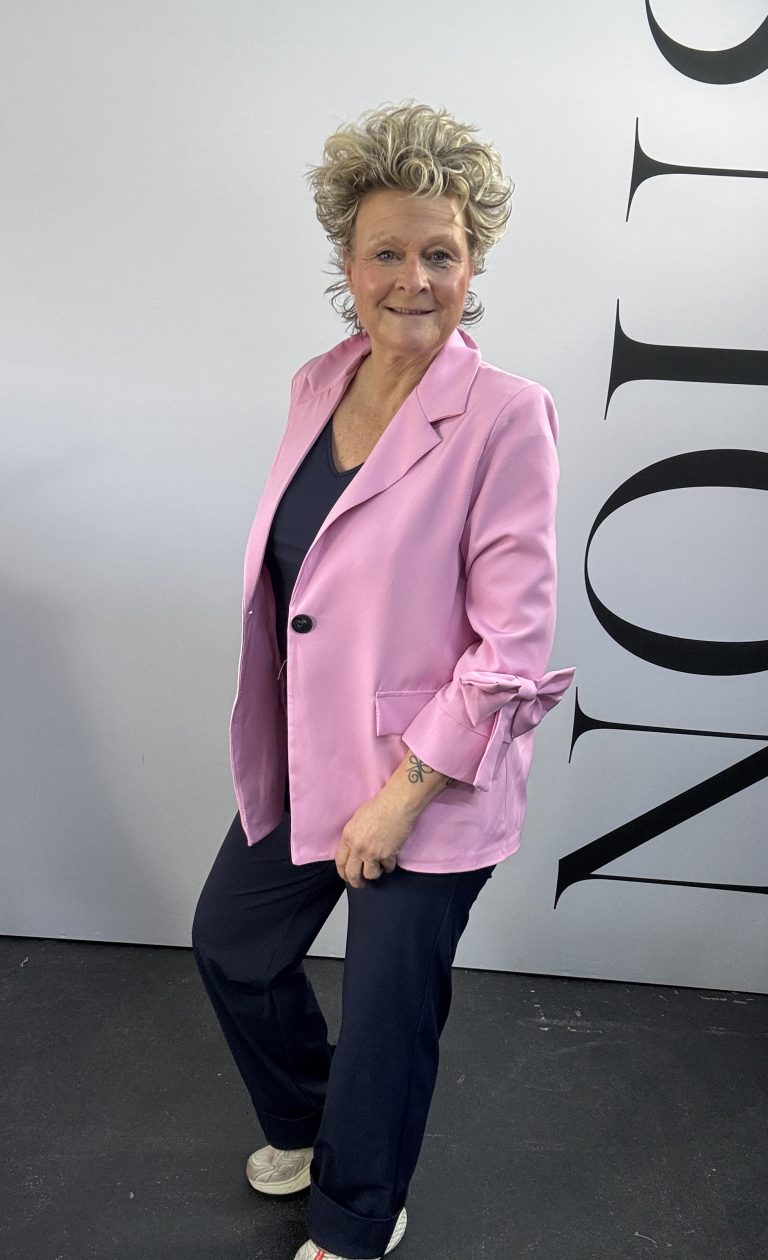 Blazer strik fuchsia