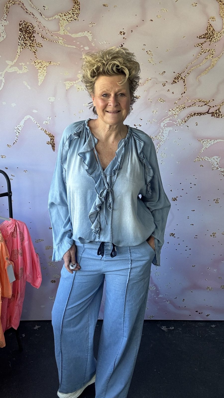 Blouse Topa Jeans licht
