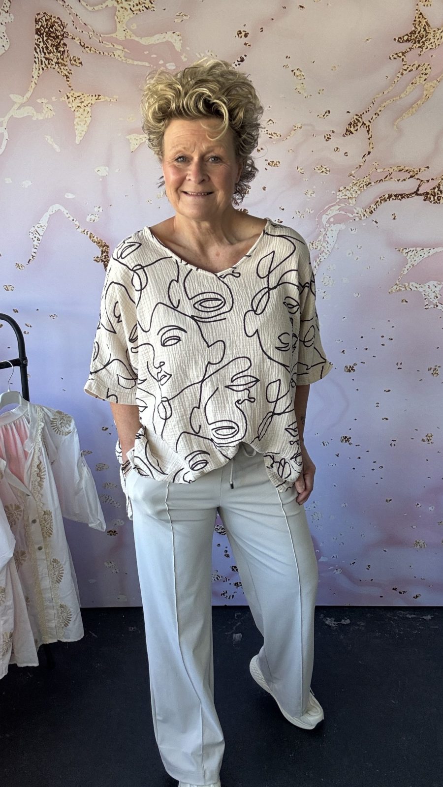 Blouse lola beige