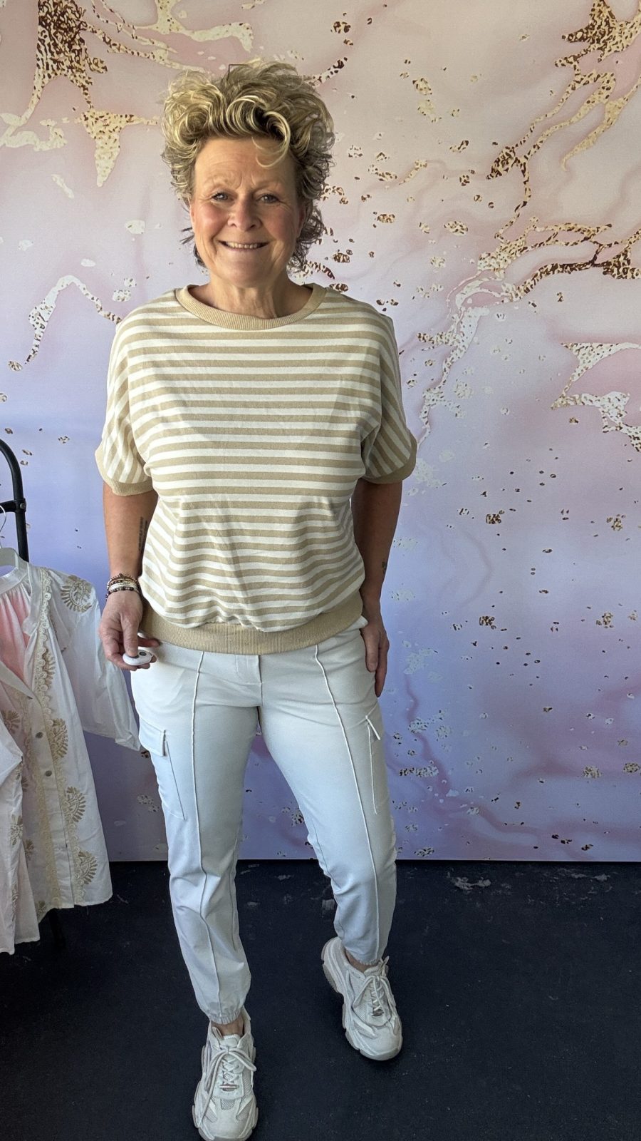 Sweater Naomi beige/ offwhite