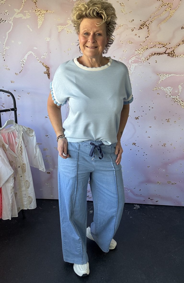 Top Nina lichtblauw