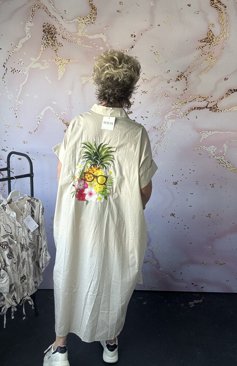 Blouse/jurk Ananas beige