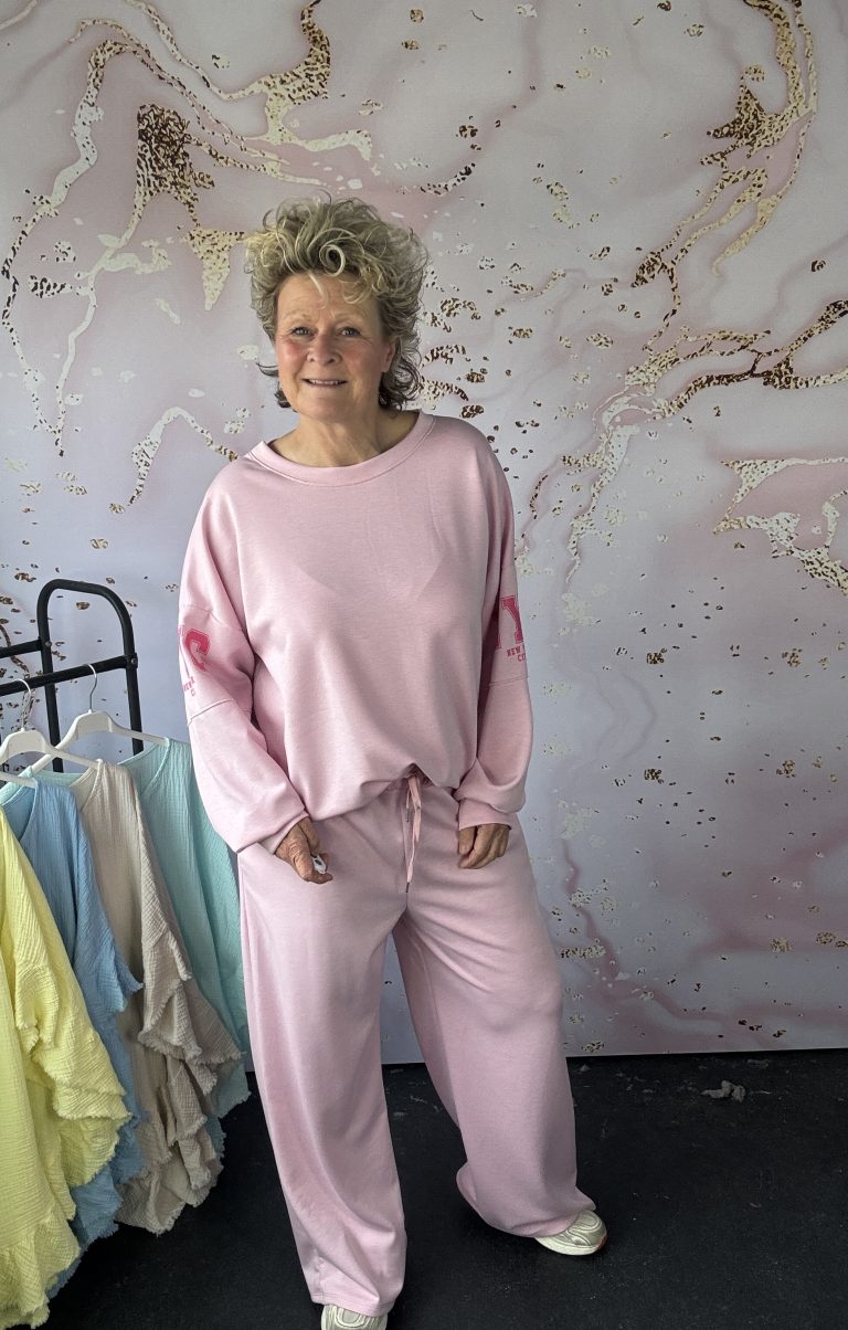 2 delige set City roze