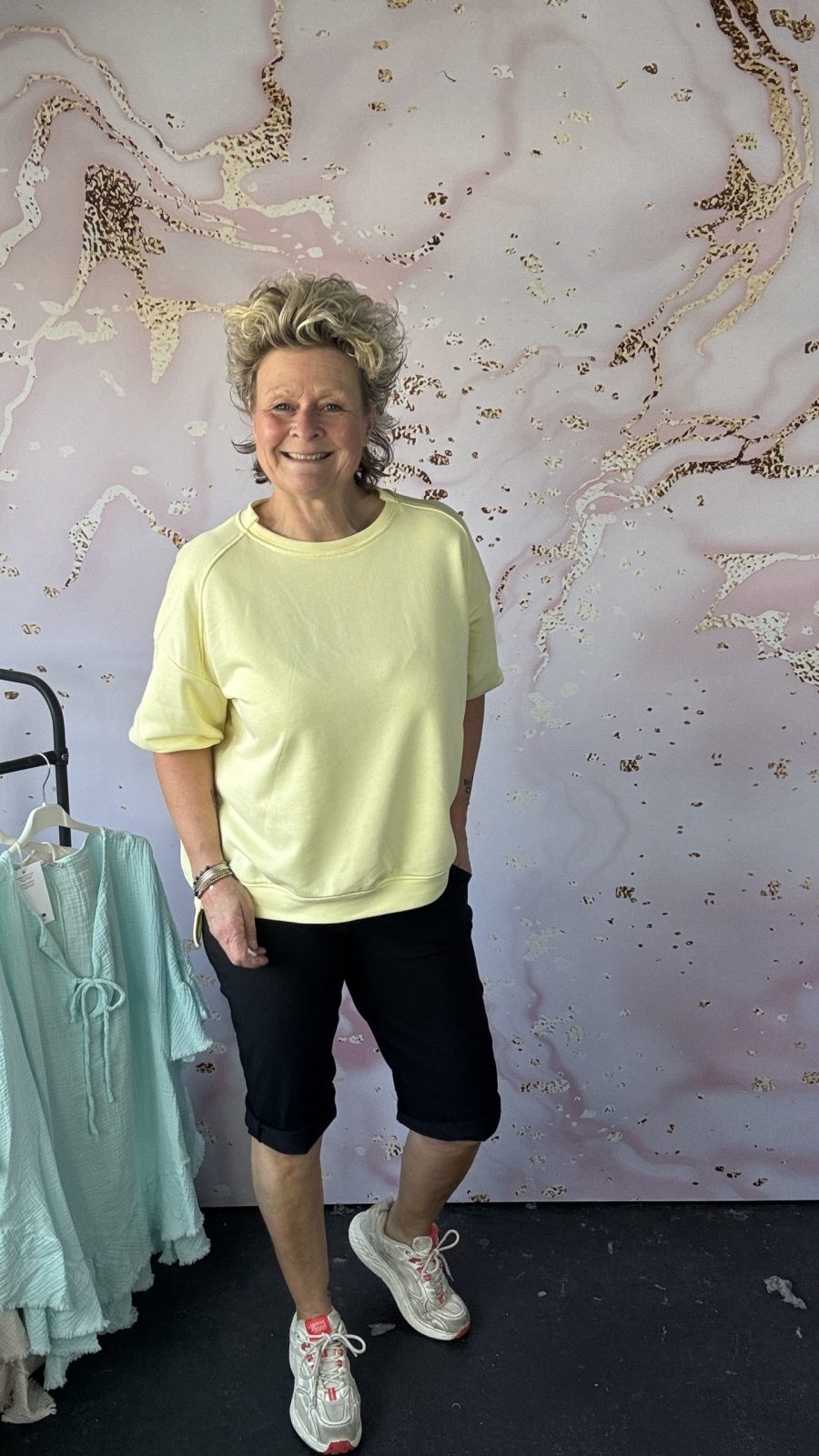 korte broek stretch zwart