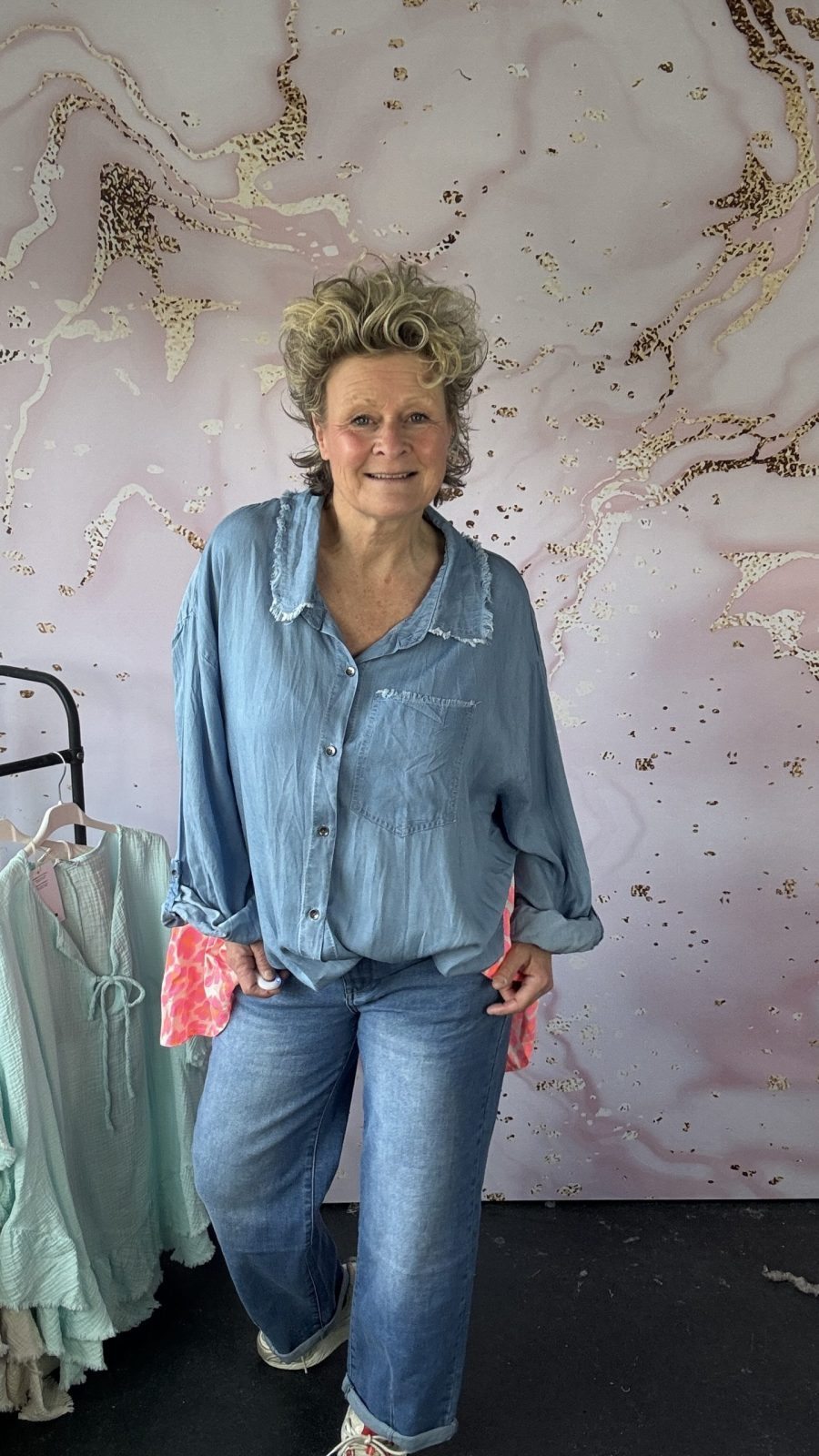 Blouse jeans tijger