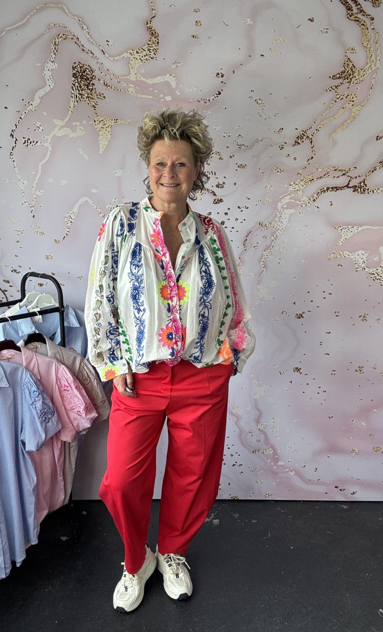 Blouse Garden wit