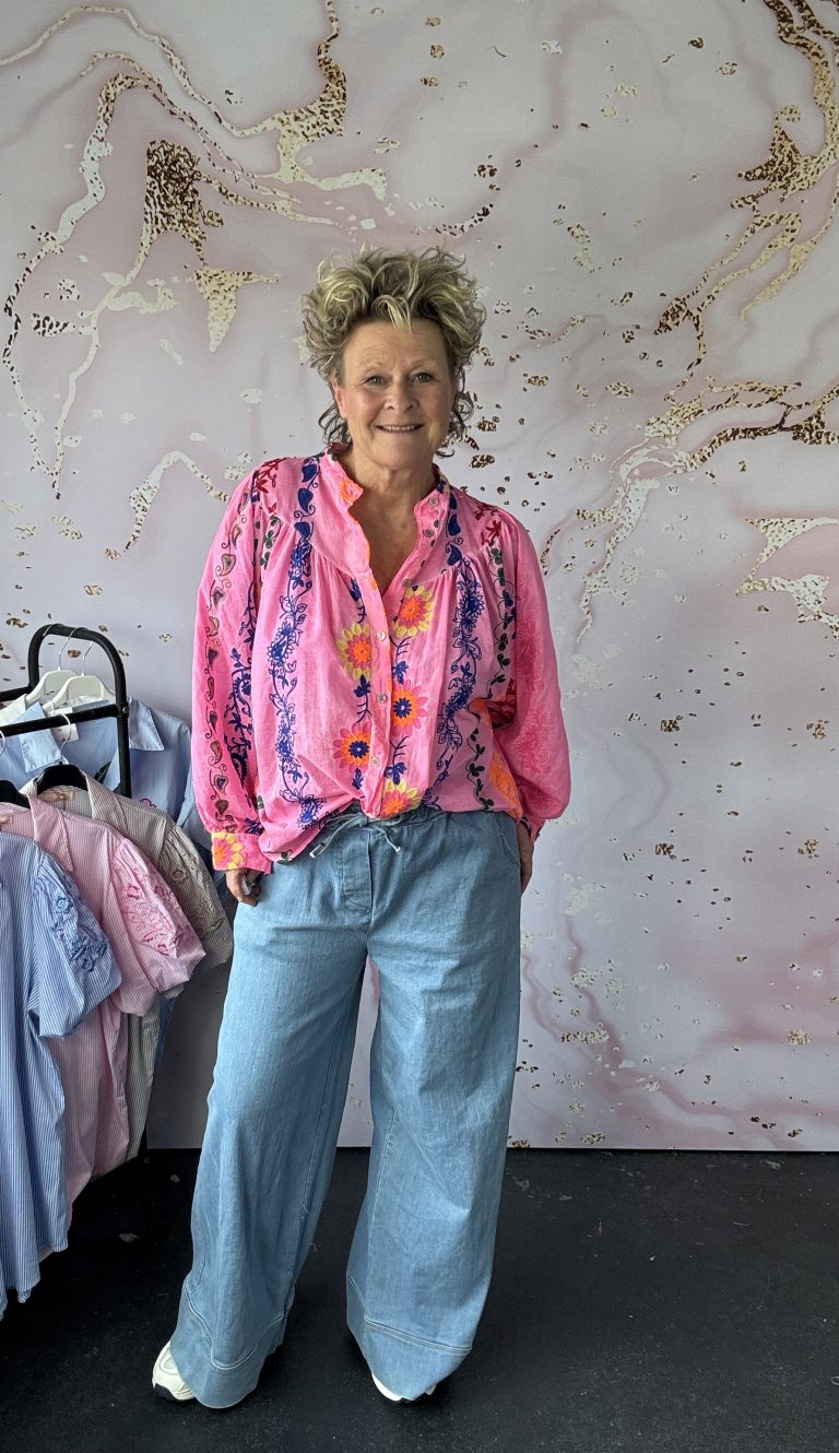 Blouse Garden pink